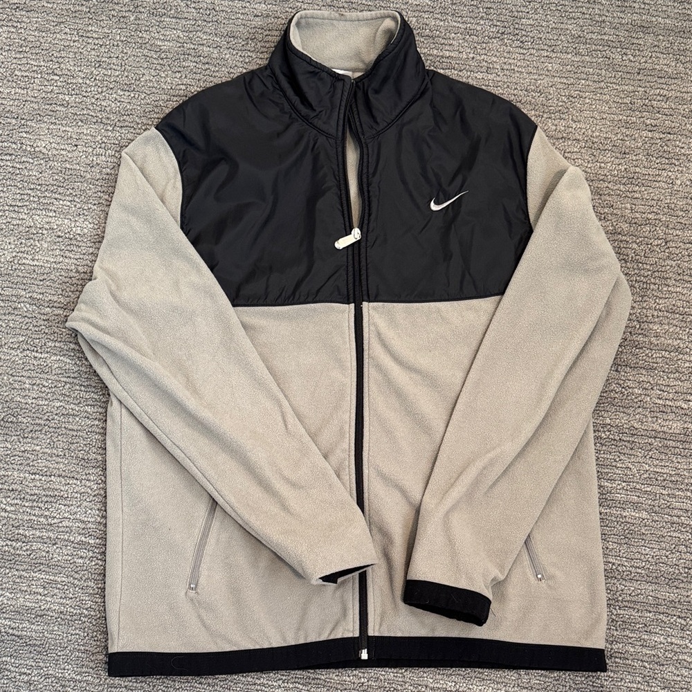 Nike Men's Black and Tan Lightweight Jacket